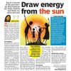 Draw energy from the sun